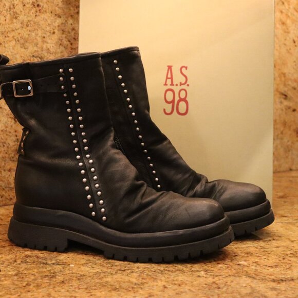 AS98 Duke Boots Size 41 Black - Picture 4 of 12